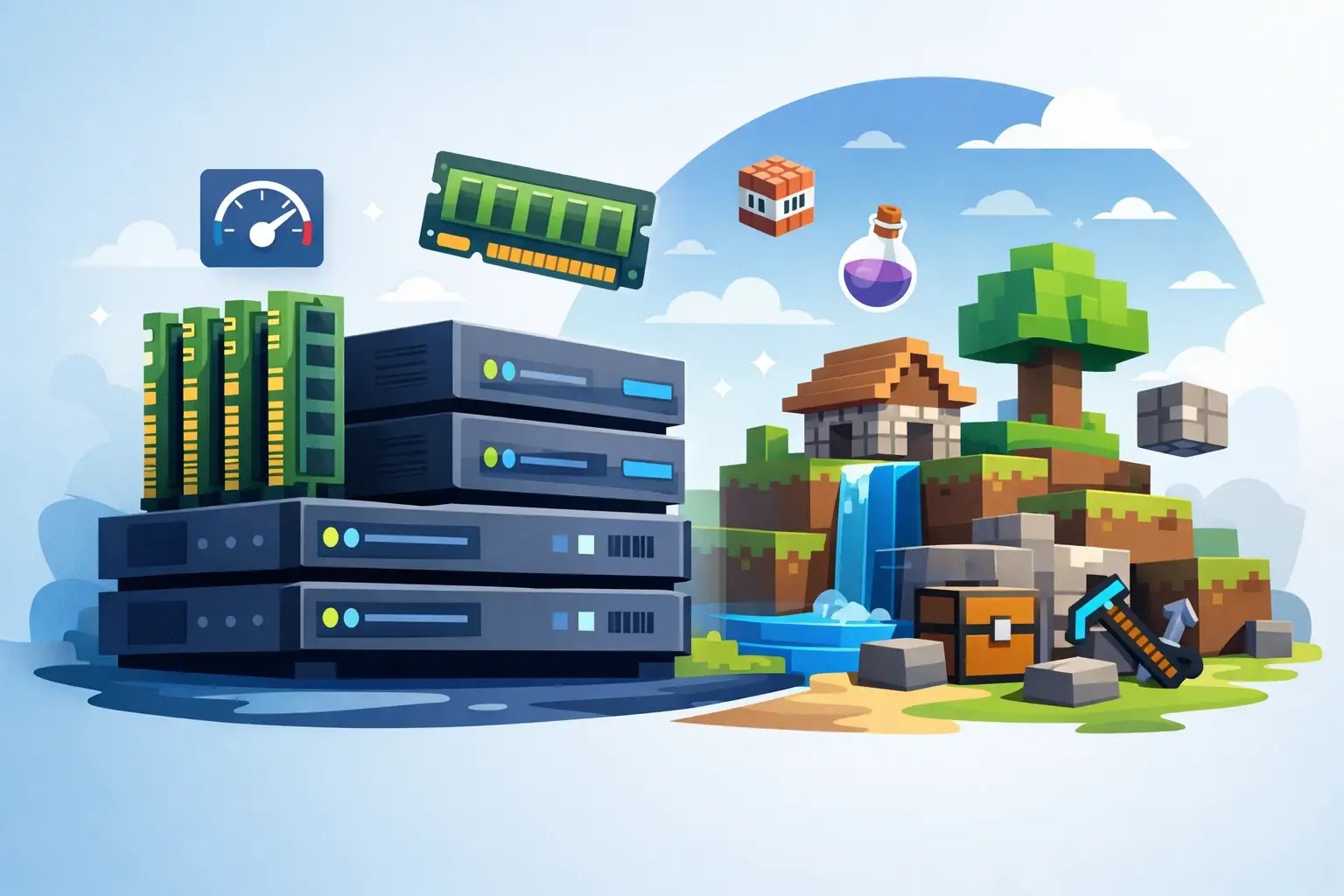 Сколько RAM нужно модовому серверу Minecraft?