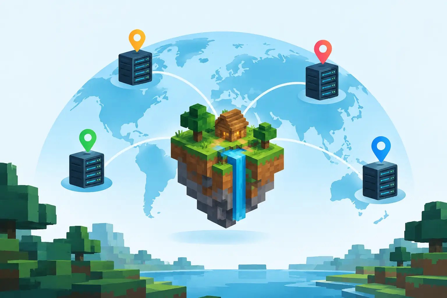 Minecraft-Serverstandort: So wählst du eine Region für niedrigen Ping und stabile TPS