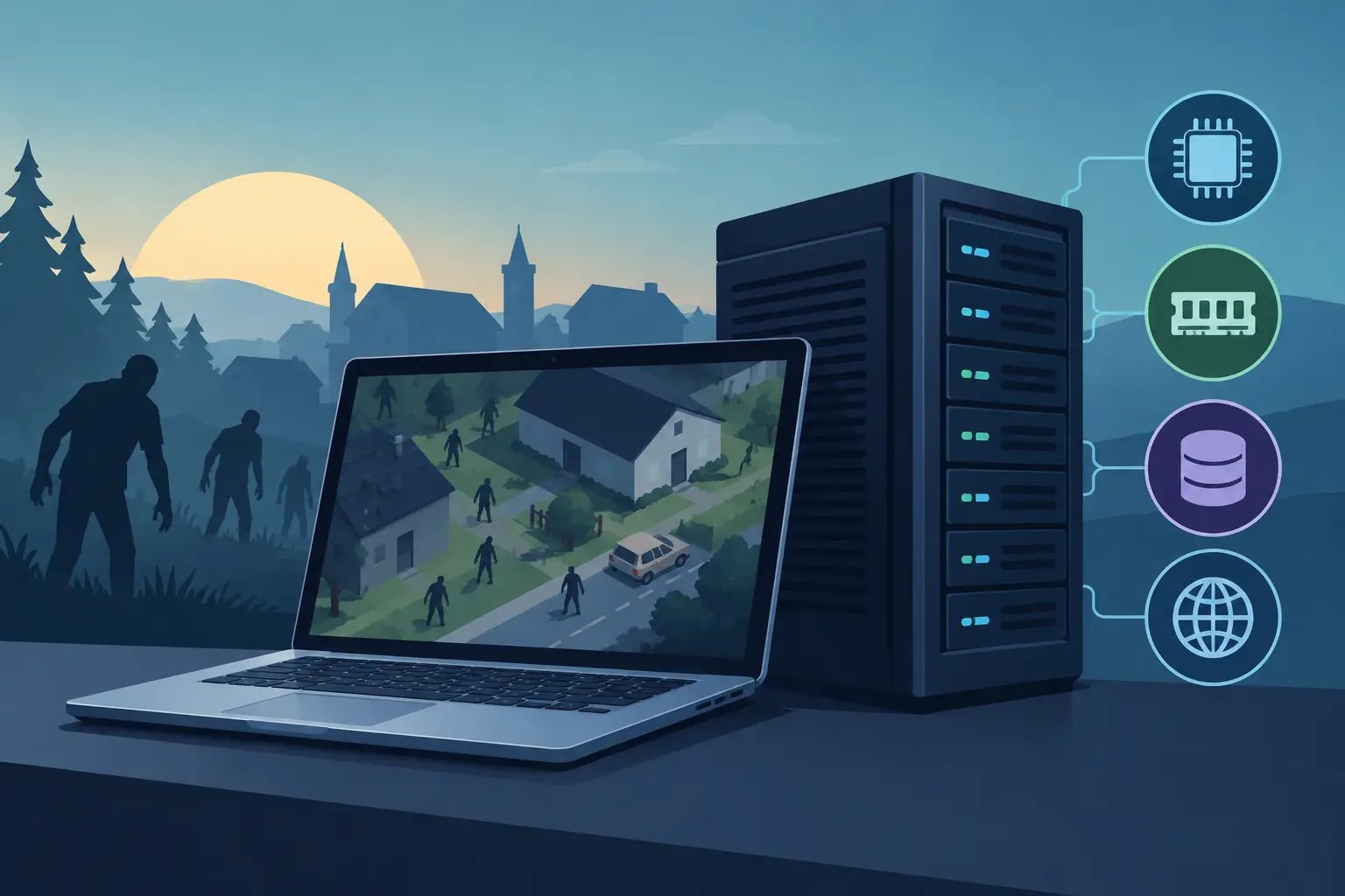 Project Zomboid Server Requirements: CPU, RAM, Storage and Network