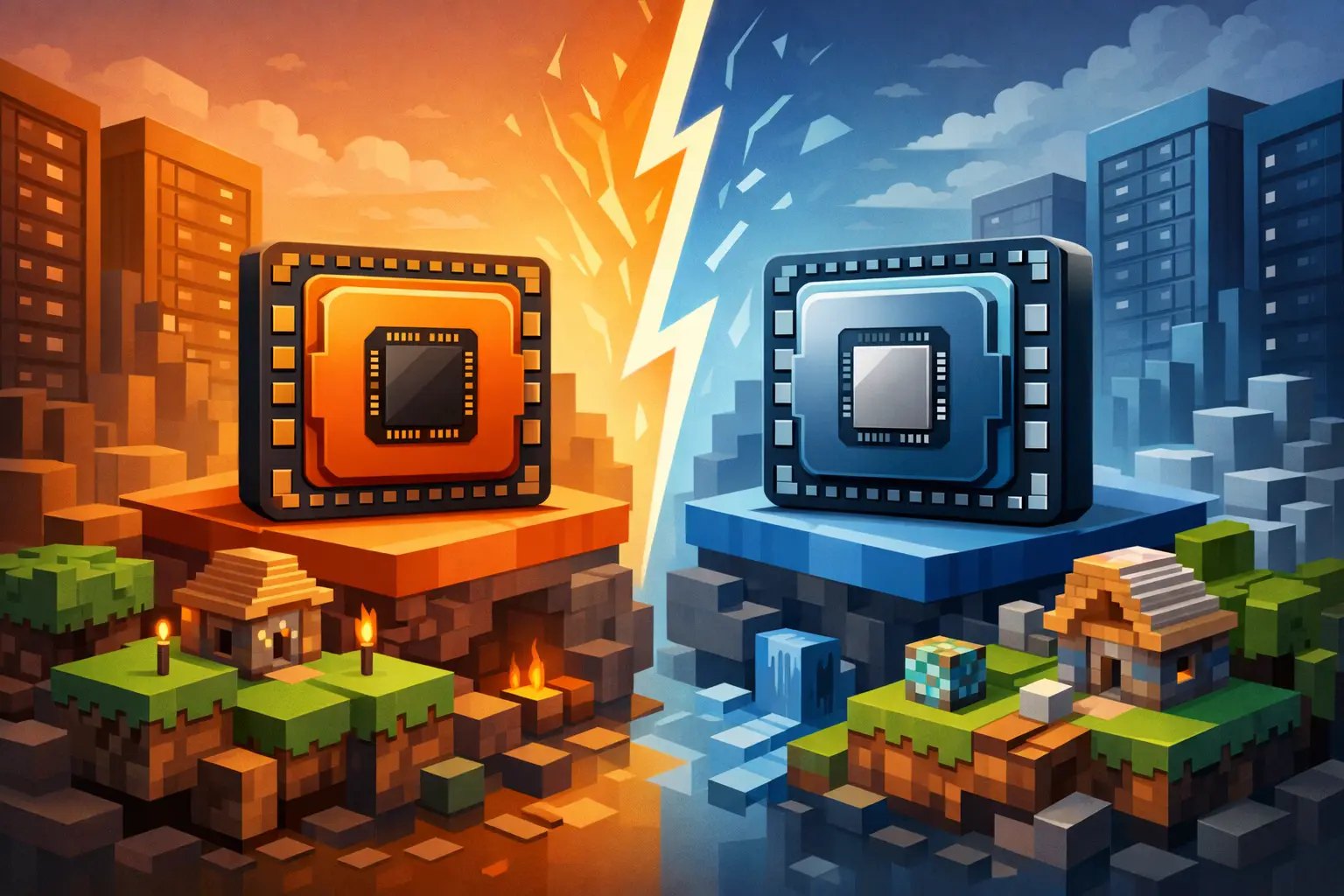 Ryzen vs Xeon: Minecraft Server Performance